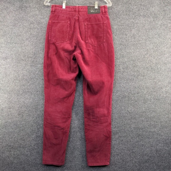 BDG Women's High Rise Corduroy Mom Jeans Red Size 27 Cotton 5-Pocket - Picture 5 of 12